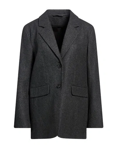 Skall Studio Woman Blazer Grey Size 2 Recycled Wool