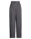 Skall Studio Woman Pants Grey Size 8 Organic Cotton In Gray
