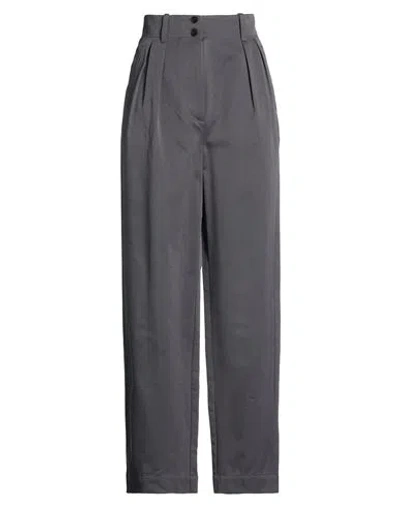 SKALL STUDIO SKALL STUDIO WOMAN PANTS GREY SIZE 8 ORGANIC COTTON