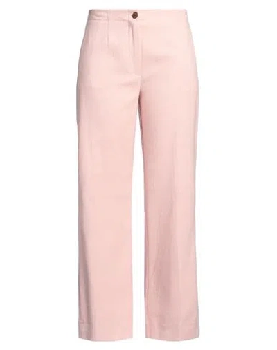 Skall Studio Woman Pants Pink Size 10 Recycled Cotton, Organic Cotton