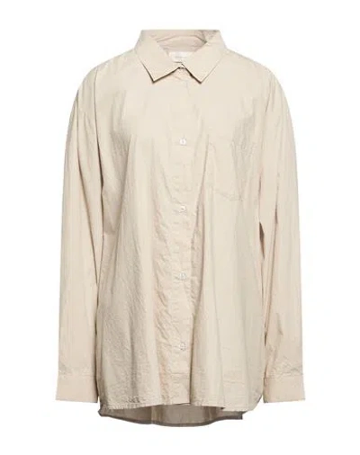 Skall Studio Woman Shirt Light Grey Size 6 Organic Cotton In Neutral