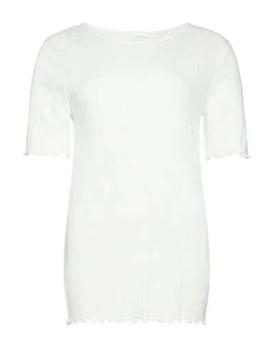 Skall Studio Woman Sweater White Size Xl Cotton