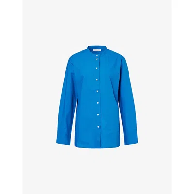 Skall Studio Womens Classic Blue Leanne Cotton Shirt