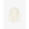 Skall Studio Womens Ivory Nicci Relaxed-fit Cotton-poplin Shirt In White