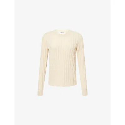 Skall Studio Womens Merengue Marcel Long-sleeve Cable Knit Jumper Xl