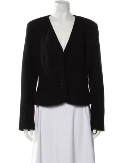 Pre-owned Skall Studio Wool Jacket In Black