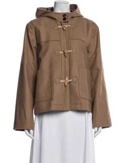 Pre-owned Skall Studio Wool Jacket In Brown