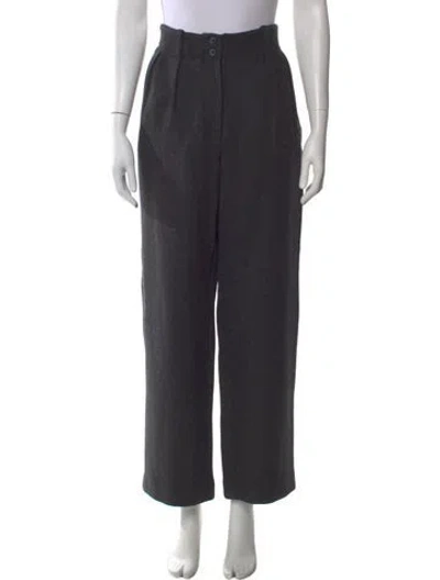 Pre-owned Skall Studio Wool Wide Leg Pants W/ Tags In Gray