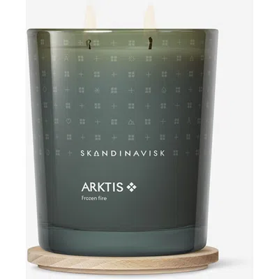 Skandinavisk Arktis 2-wick Scented Candle 350g In Green