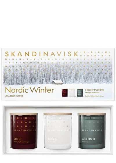 Skandinavisk Nordic Winter Seasonal Gift Set In Animal Print