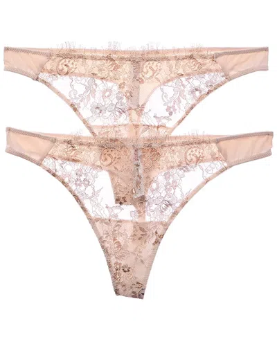 Skarlett Blue 2pk Entice Thong In Pink