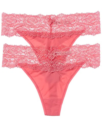 Skarlett Blue 2pk Goddess Thong In Pink