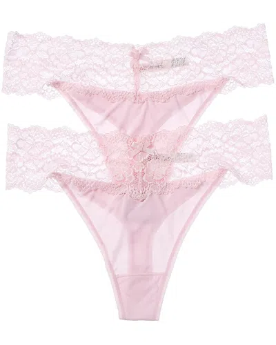 Skarlett Blue 2pk Goddess Thong In Pink