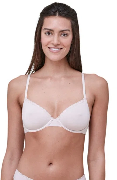 Skarlett Blue Adorned Cotton Underwire Bra In White