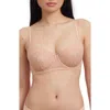 Skarlett Blue Amour Full Coverage Unlined Back Smoothing Bra In Pink