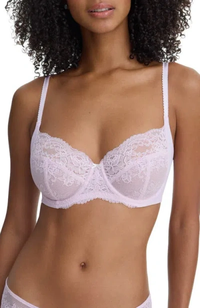 Skarlett Blue Captivate Lace Multifit Underwire Bra In Pink
