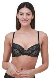 Skarlett Blue Dare Demi T-shirt Bra In Black