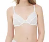 Skarlett Blue Dare Dot Pattern Unlined Underwire Bra In White