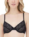 Skarlett Blue Dare Polka-dot Lace Bra In Black