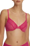 Skarlett Blue Dare Unlined Underwire Bra In Dark Flamingo
