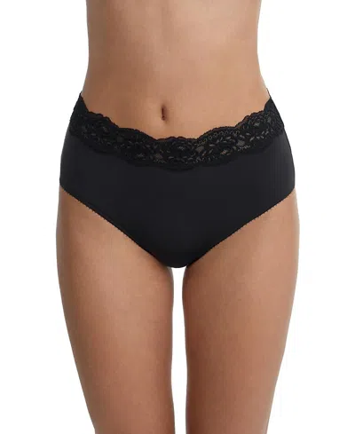 Skarlett Blue Divine Lace Trim Brief In Black