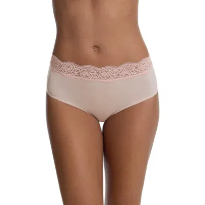Skarlett Blue Divine Lace Trim Brief In Pink