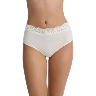Skarlett Blue Divine Lace Trim Brief In White