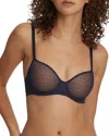 Skarlett Blue Dotty Multi Way T-shirt Bra In Blue