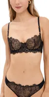 Skarlett Blue Entice Balconette Bra Black In Black