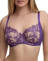 Skarlett Blue Entice Lace Full Coverage Underwire Bra In Moon Drop/nylon