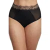 Skarlett Blue Entice High Waist Briefs In Black/nylon