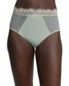 Skarlett Blue Entice High Waist Briefs In Frosted Jade/nylon