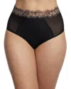 Skarlett Blue Entice High Waist Brief In Black Nylon