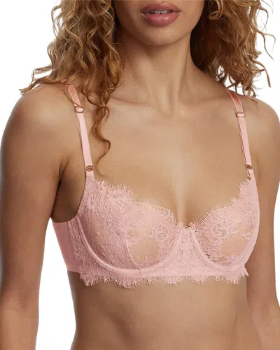 Skarlett Blue Entice Lace Balconette Bra In Mc153-seashell