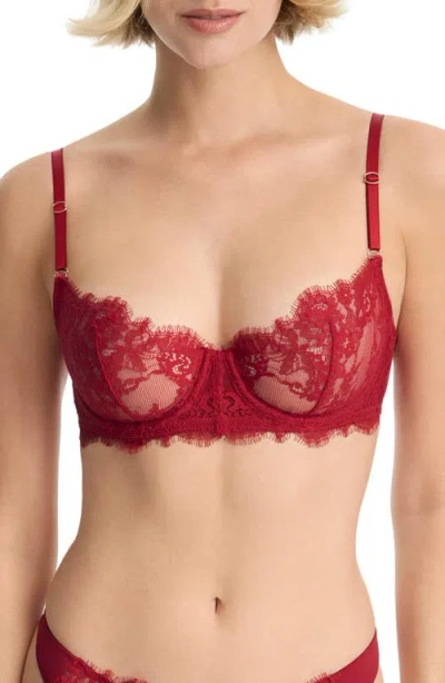 Skarlett Blue Entice Lace Balconette Underwire Bra In Multi