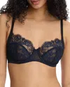 Skarlett Blue Entice Lace Full Coverage Underwire Bra In Black