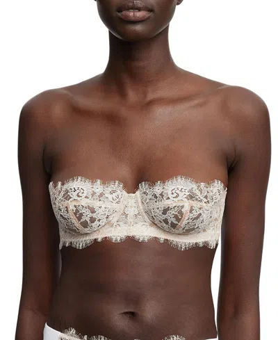 Skarlett Blue Entice Strapless Multi-way Underwire Bra In Silver