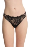 Skarlett Blue Entice Thong In Black