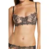 Skarlett Blue Entice Underwire Balconette Bra In Gray