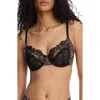 Skarlett Blue Entice Underwire Full Coverage Bra In Black