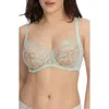 Skarlett Blue Entice Underwire Full Coverage Bra In Seafoam/nylon