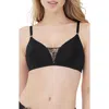 Skarlett Blue Entice Wireless Push-up Bra In Black