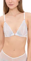 Skarlett Blue Flaunt Front Close Underwire Bra White/blue Breeze