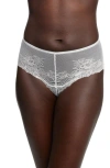 Skarlett Blue Flaunt Lace High Rise Thong In White