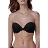 Skarlett Blue Goddess Convertible Strapless Bra In Black