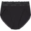 Skarlett Blue Goddess Lace Trim French Cut Brief 2-pack In Black