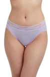 Skarlett Blue Goddess Lace Trim French Cut Brief In Ice Purple
