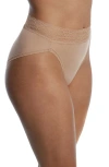 Skarlett Blue Goddess Lace Trim French Cut Brief In Nylon