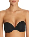 Skarlett Blue Breathless Strapless Plunge Push-up Bra In Black