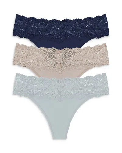 Skarlett Blue Goddess Thong, Set Of 3 In Multi